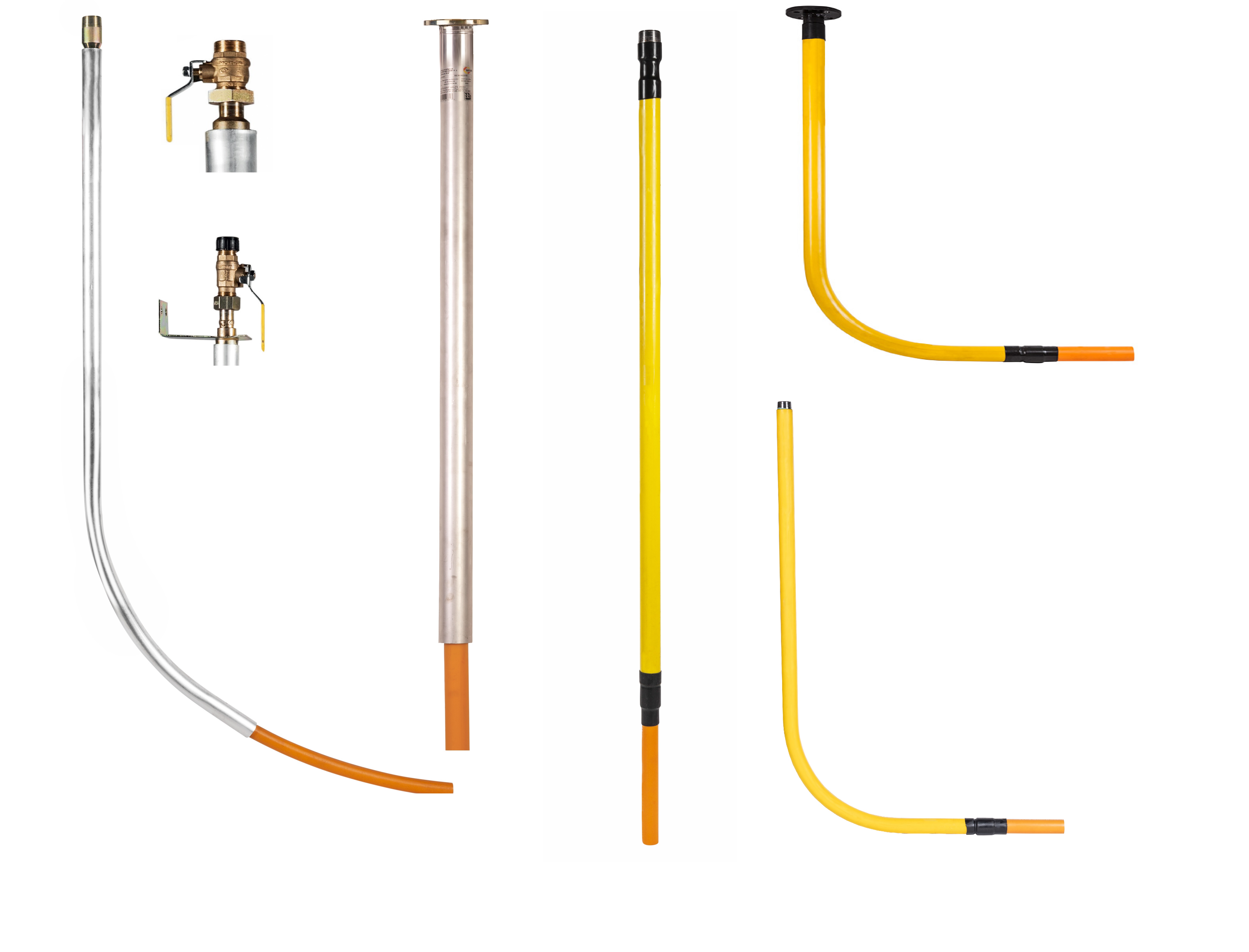 Household gas connections