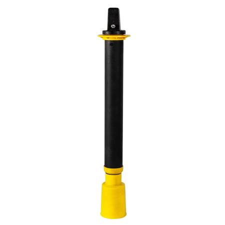 Telescopic extension spindle for gate valve DN40