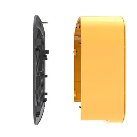 Plastic gas cabinet - yellow