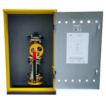 Gas cut-off point DN80