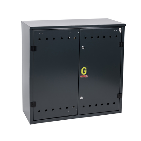 Wall-mounted gas cabinet 1000x1000x400, anthracite