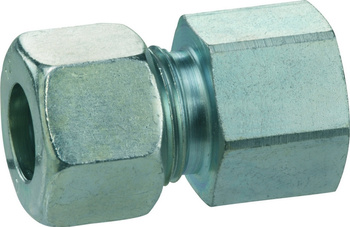 Straight screw-in connector type GAI with cylindrical female thread, RVS 12 x 1/2" female thread