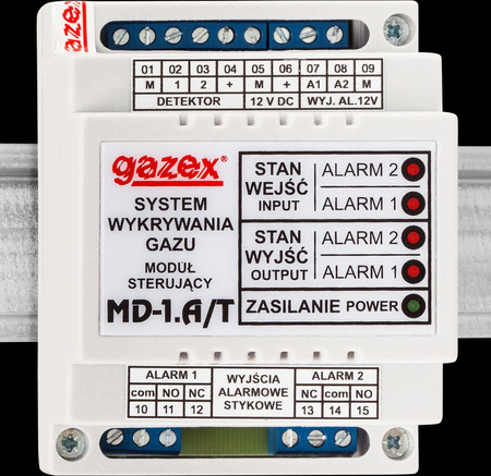 Control module MD-1.A24, 1 input, 24V power supply