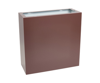 Sheet metal pedestal for gas cebinets with a base of 600x250mm, H=600 - Coklat