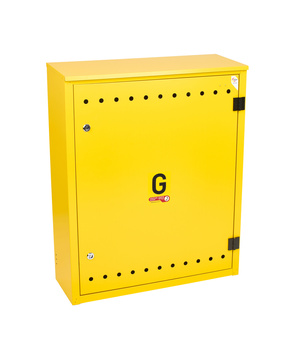 Free-standing gas cabinet 700x850x250 - yellow