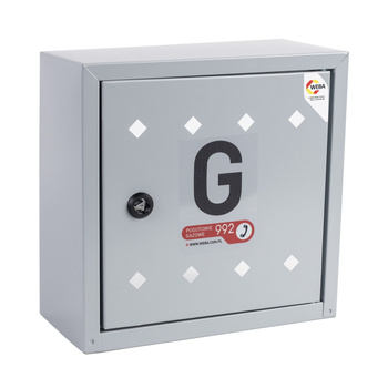 Wall-mounted cabinet 300x300x150, grey