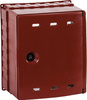 Wall-mounted gas cabinet 300x340x200, plastic, brown