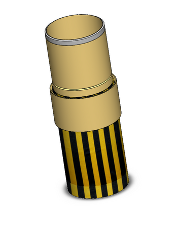 PE-steel pipe transition 225/200, SDR 17 PE100RC