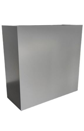 Sheet metal pedestal for gas cebinets with a base of 600x250mm, H=600 - grey