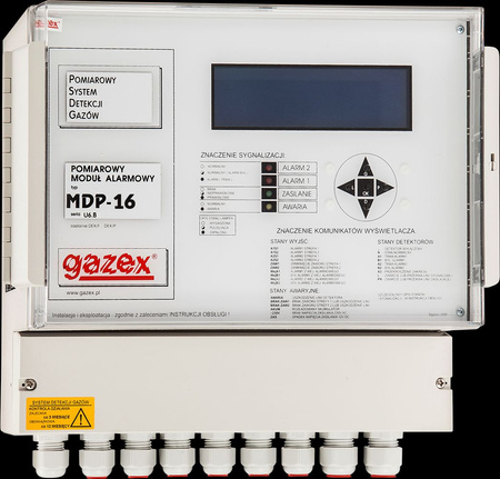 Control module MDP-16/M, 16 inputs, 230V power supply