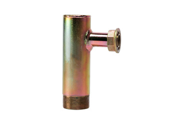 Tee conection for gas meter bar, steel, thread 1  ¼" x thread 1  ¼"