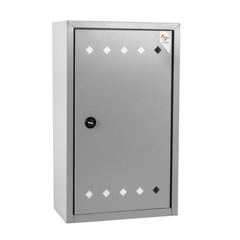 Wall-mounted gas cabinet, LPG, 300x500x200, grey