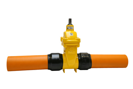 Gate valve DN 150 with PE ends PE180