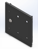 Recessed gas cabinet 250x250 metal - anthracite