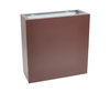 Sheet metal pedestal for gas cebinets with a base of 600x250mm, H=600 - Coklat