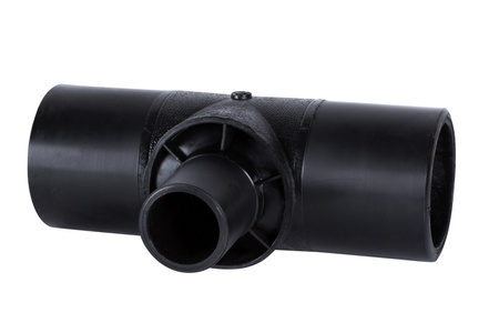 Butt fusion reducing tee 225x110 SDR17