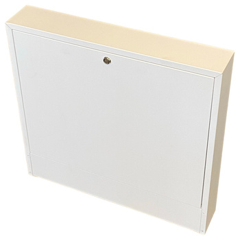 Free-standing gas cabinet, 600x600x250, flat roof, yellow