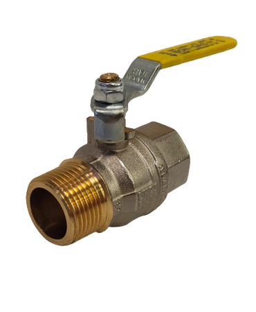 Brass ball valve, f/m 1/2", T-handle