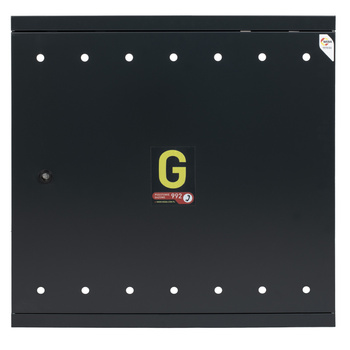 Recessed gas cabinet 600x600 metal - anthracite