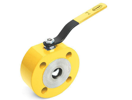 Ball valve, flange DN20, with threaded holes, with lever