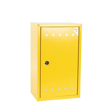 Wall-mounted gas cabinet LPG, 300x500x200 - yellow